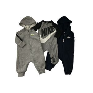 Nike Baby Jumper One Piece 3M Lot Of 3